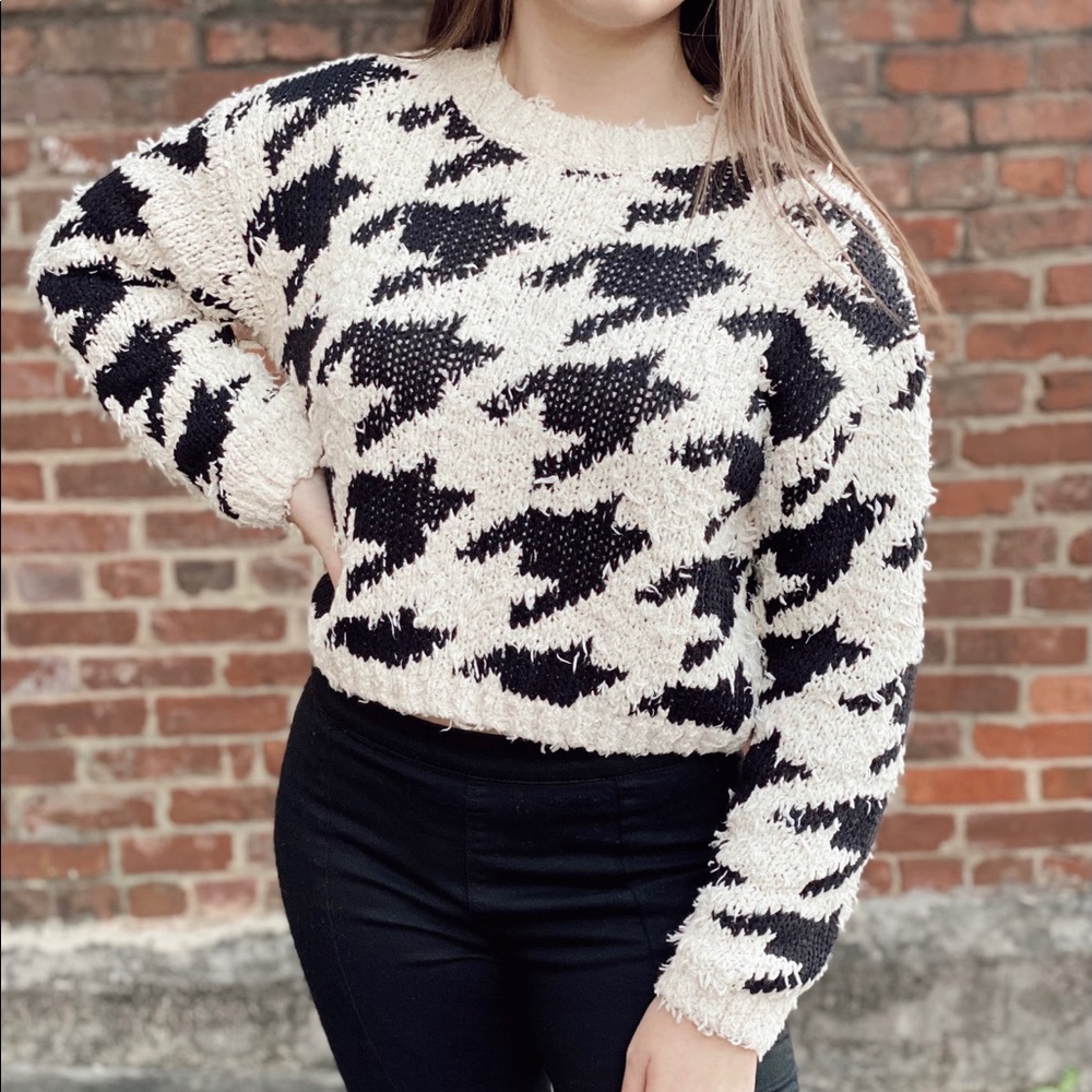 Storia Houndstooth print Sweater